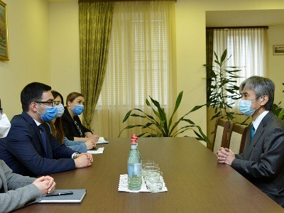 Armenia justice minister receives Japan Ambassador