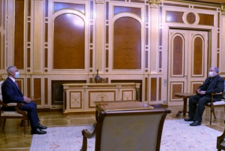 Armenia President meets with representative of "Third Power" citizens' initiative