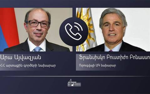 Armenia, Uruguay FMs exchange views on regional security issues