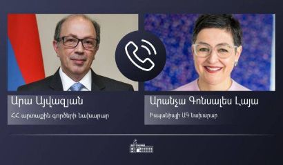 Armenia FM presents difficult humanitarian situation in Karabakh during phone talks with Spanish counterpart