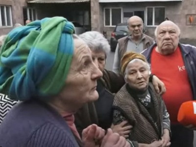 Protest being staged against merging of 2 nursing homes in Yerevan