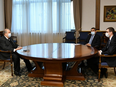 Armenia President receives labor, social affairs minister