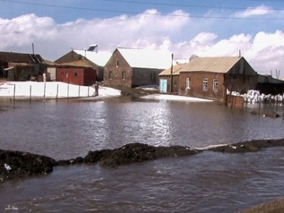 Heavy rainfall in Armenia's Aragatsotn Province causes flood