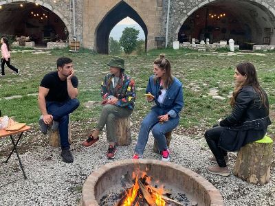 Armenia 2nd President's son Levon Kocharyan posts photo of him and wife in Karabakh's Shushi