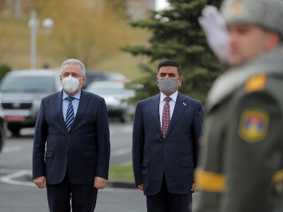 Iraq MOD-led delegation on official visit to Armenia (PHOTOS)