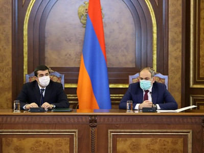 Armenia PM, Karabakh President chair regular consultation devoted to current and future programs in Artsakh