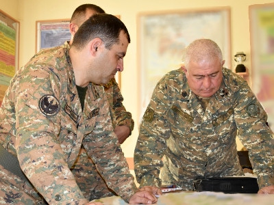 Armenia Armed Forces 2nd military formation holds staff training session