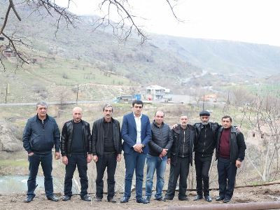 Սահմանամերձ Որոտան բնակավայրում, սահմանի երկայնքով իրականացվել է ծառատունկ