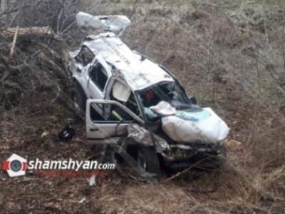 «Ջրովանք» կոչվող տարածքում մեքենան գլորվել է ձորը, վարորդը տեղում մահացել է