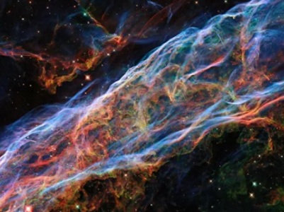 NASA показало новые снимки огромного остатка сверхновой