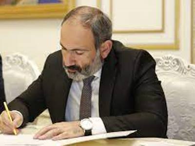 Armenia PM sacks deputy head of department of Inspection Bodies' Coordination Bureau