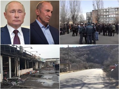 Ex-president to take part in Armenia snap parliament elections, fire in Yerevan mart, Apr. 6 digest