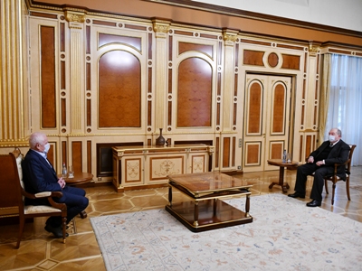 Armenia President receives Dean of Faculty of Law at Yerevan State University