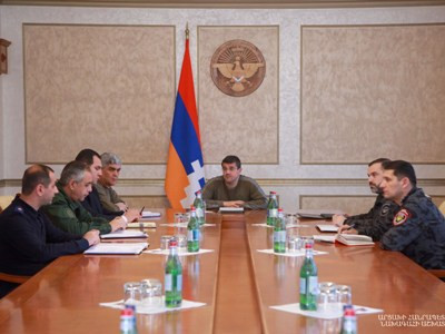 Karabakh President convenes consultation devoted to internal security issues