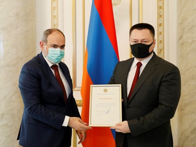 Armenia's Pashinyan receives Prosecutor General of the Russian Federation
