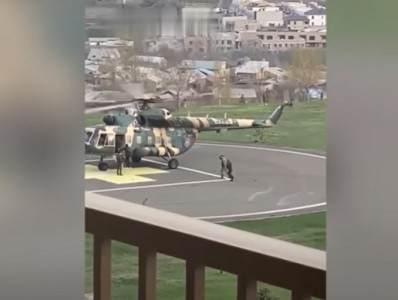 Video showing Armenia MOD officials being brought out of building posted on Internet
