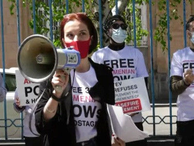 Silent protest staged outside UN office in Yerevan