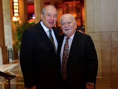 Armenia President expresses condolences on death of Vartan Gregorian