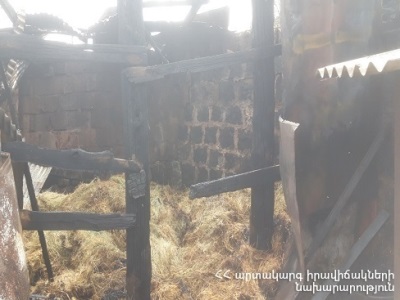 Հրդեհ Ձորակապ գյուղում