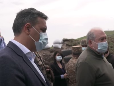 Armenia President and Ombudsman visit military posts