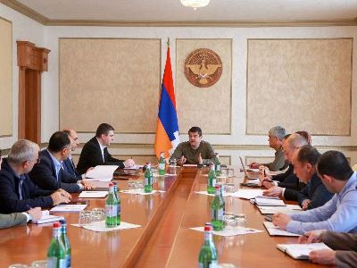 Karabakh President convenes working consultation over implementation of post-war support programs