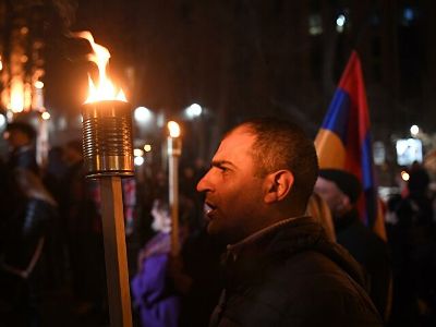 Al-Arabia: 10,000 people parade with torches in Yerevan in memory of 1.5 million Armenians killed in Ottoman Turkey