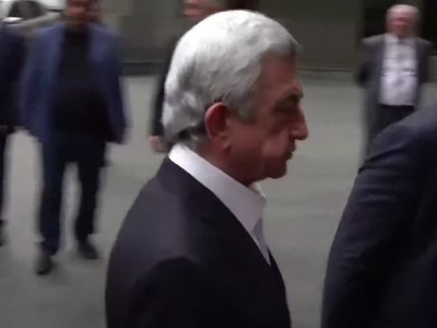 Armenia 3rd President attending event dedicated to Armenian Genocide anniversary at Yerevan Opera Theater