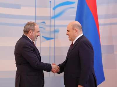 Armenia’s Pashinyan meets with Russia’s Mishustin