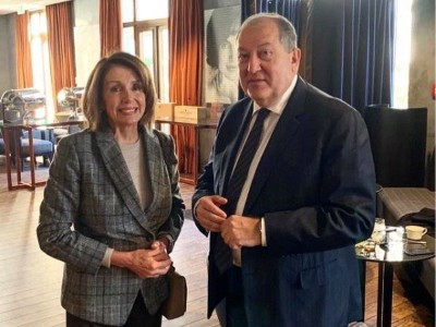 President to Nancy Pelosi: You, your team did everything to reach official recognition of Armenian Genocide