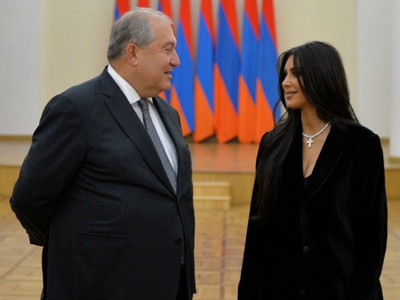 Armenia President sends thank-you letter to Kim Kardashian