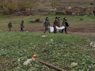 Karabakh emergency situations service: Azerbaijanis transfer remains of another servicemen to Armenian side