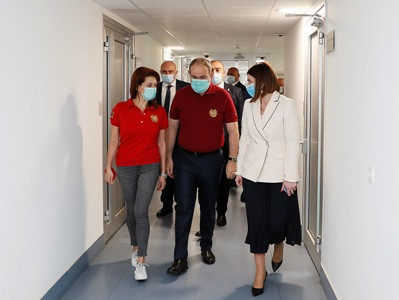Armenia acting PM, wife get vaccinated against coronavirus (PHOTOS)