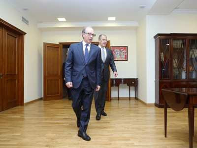 Ara Aivazian, Sergey Lavrov  tête-à-tête kicks off (PHOTOS)