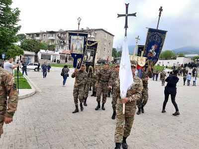 Արցախում Մայիսի 9-ի միջոցառումները մեկնարկել են խաչերթով