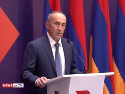 Kocharyan's keynote speech on formation of 'Armenia' alliance: The country faces a managerial and economic crisis