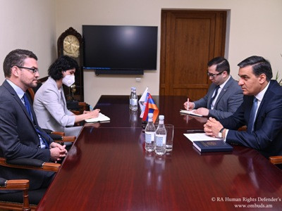Armenia Ombudsman to UK Ambassador: Azerbaijan continues its policy of Armenophobia and hostility