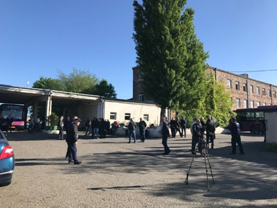 Yerevan public transport vehicles’ drivers staging protest