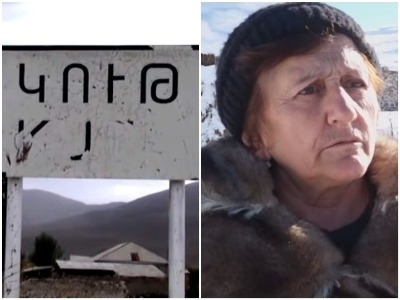 Azerbaijanis cross Armenia's state border near Kut village as well