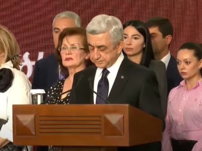 Armenia 3rd President: Sargsyan: Not being on electoral list does not mean not running in elections