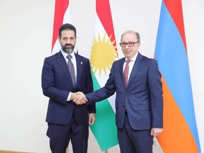 Armenia acting FM receives Iraqi Kurdistan deputy PM