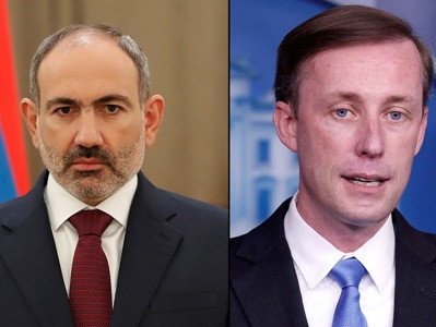 Armenia acting PM holds phone talks with US National Security Advisor