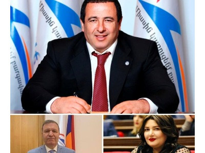 Prosperous Armenia Party electoral list top 3 names are announced (PHOTOS)