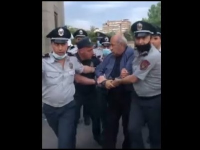 Armenia Police say reason for apprehending former PM