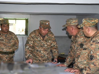 5th military formation of Armenian army conducts on-site inspection, specifies sequence of combat objectives