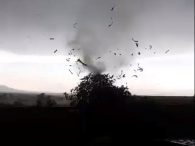 Tornado hits Armenia’s Etchmiadzin, Zvartnots Sunday