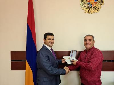 Գագիկ Շամշյանը պարգևատրվել է «Համագործակցության համար» մեդալով