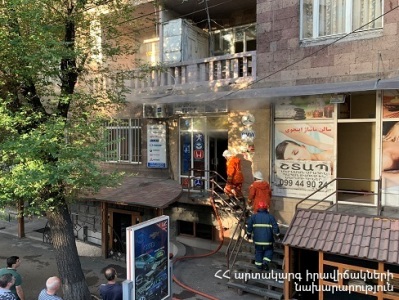 Պարոնյան փողոցում գտնվող «Պանդոկ Երեւան» ռեստորանում բռնկված հրդեհը մարվել է