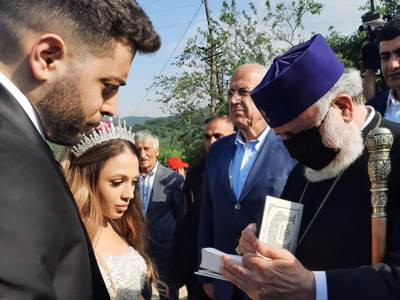 Wedding held in Armenia's Shurnukh for first time since the war ended