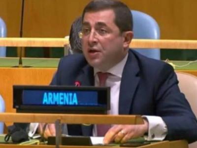 Armenia permanent representative is elected UN General Assembly 76th session committee chairman