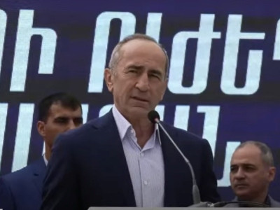 Armenia 2nd President Kocharyan proposes 3 steps to citizens
